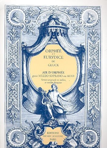 Air d'Orphée pour mezzo soprano ou