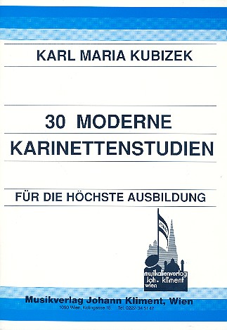 30 moderne Klarinettenstudien für die höchste