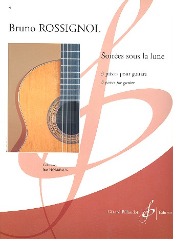 Soirées sous la lune 3 pièces pour guitare