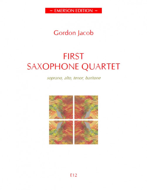 First Saxophone Quartet for soprano, alto, tenor