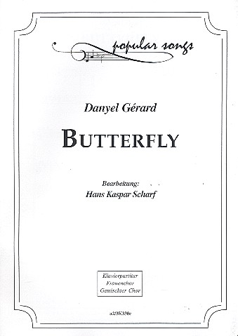 Butterfly für Frauenchor und Klavier