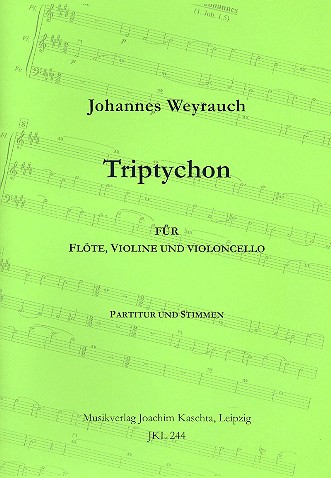 Triptychon für Flöte, Violine und Violoncello