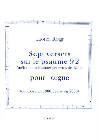 6 Versets sur le psaume 92