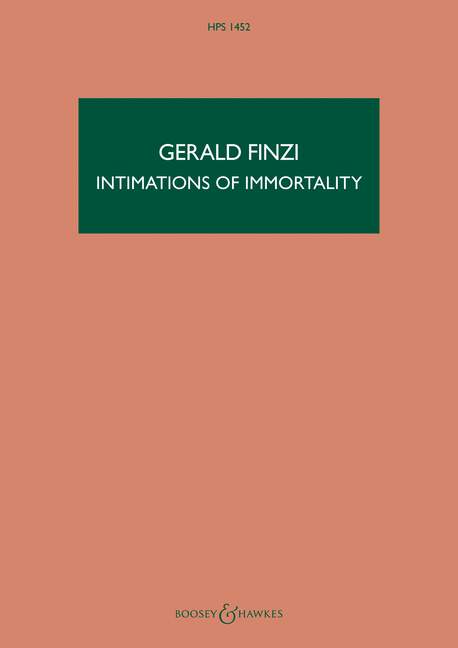Intimations of Immortality op. 29 HPS 1452