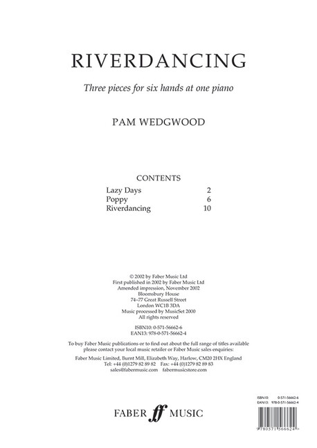 Riverdancing for piano 6 hands