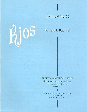 Fandango for alto saxophone