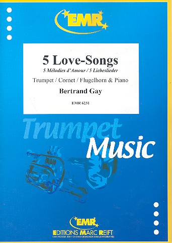 5 Love-Songs für Trompete (Kornett/