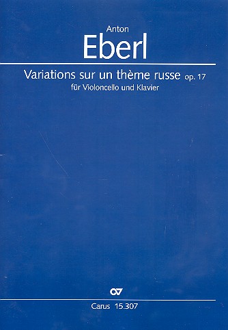 Variations sur un thème russe op.17