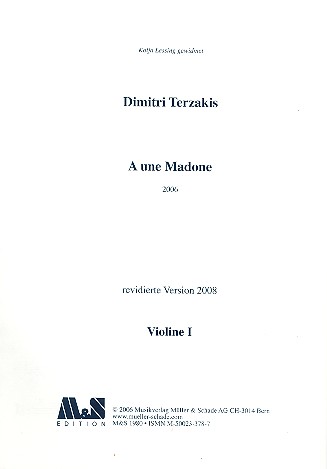 A une Madonne für Kammerorchester