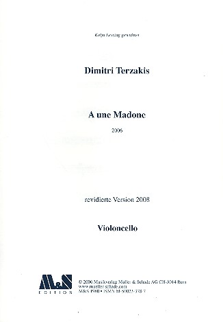 A une Madonne für Kammerorchester