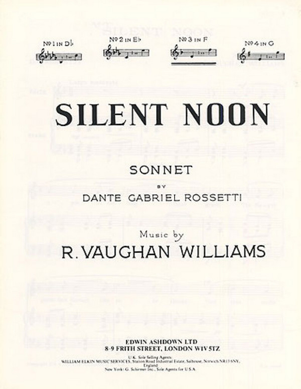Silent Noon F major no.3