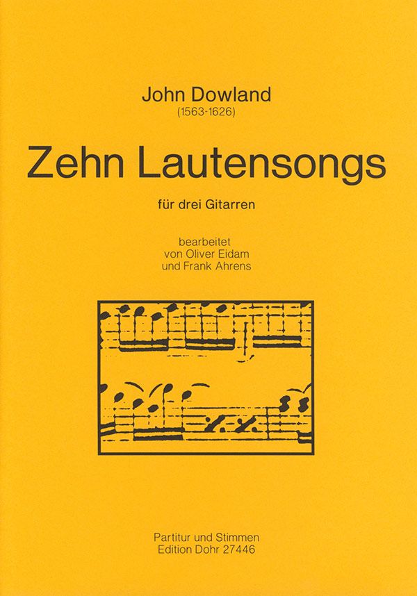 10 Lautensongs für 3 Gitarren
