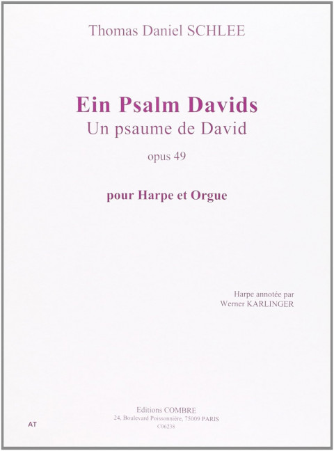 Ein Psalm Davids op.49 pour
