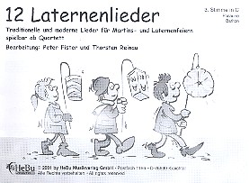 12 Laternenlieder für 4-stimmiges