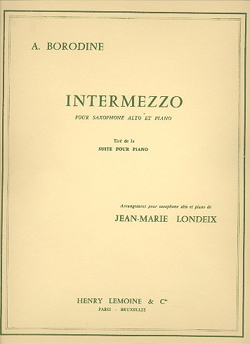 Intermezzo pour saxophone alto et piano