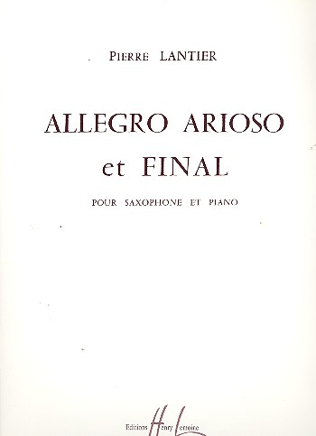 Allegro Arioso et Final pour