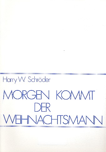 Fantasie über Morgen kommt der Weihnachtsmann