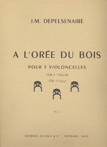 À l'orée du bois pour 3 violoncelles