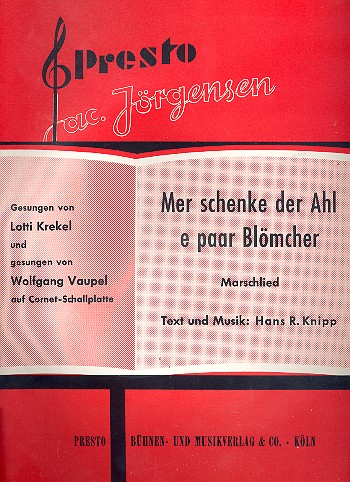 Mer schenke der Ahl e paar Blömcher: