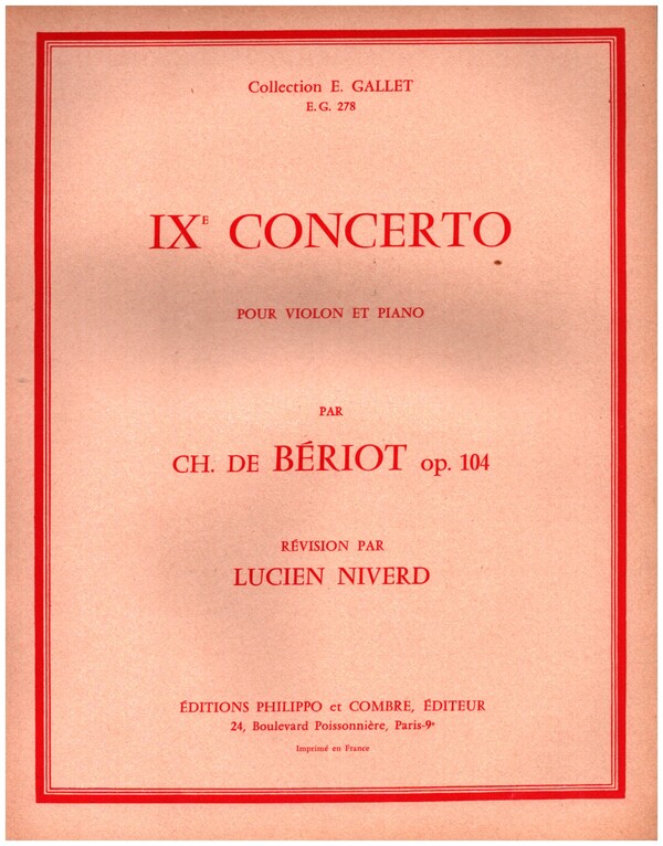 Concerto no.9 op.104