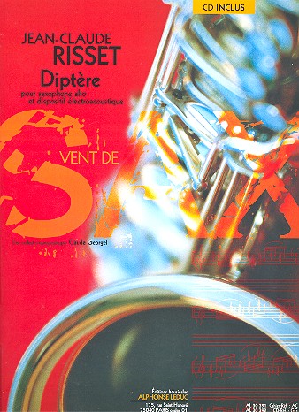 Diptère (+CD) pour saxophone alto