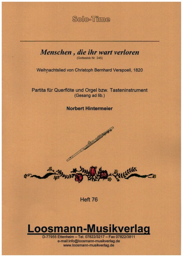 Partita über "Menschen, die ihr wart verloren"