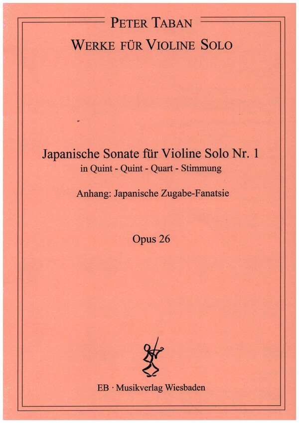 Japanische Sonate für Violine Solo Nr.1 op.26