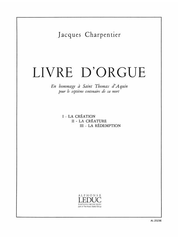 Livre d'Orgue en hommage à Saint