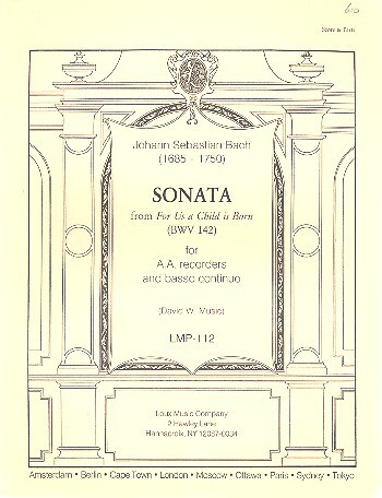 Sonata from A Child is born BWV142