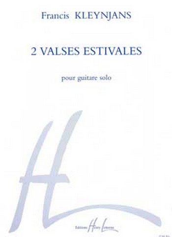 2 Valses Estivales pour guitare solo