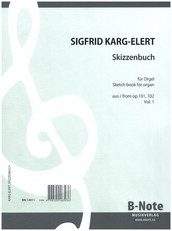 Skizzenbuch Band 2 für Orgel