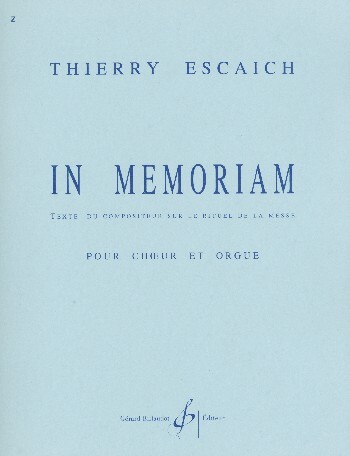 In Memoriam pour choeur et orgue