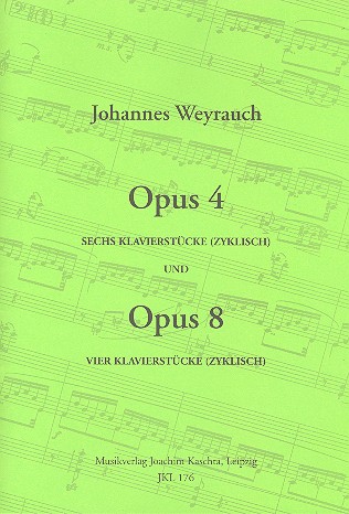6 Klavierstücke op.4  und