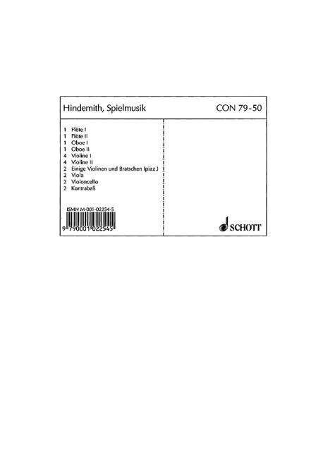 Spielmusik op.43