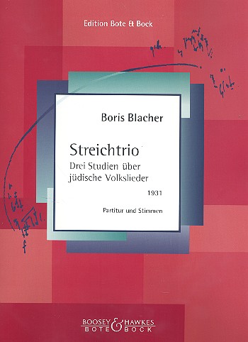 3 Studien über jüdische Volkslieder