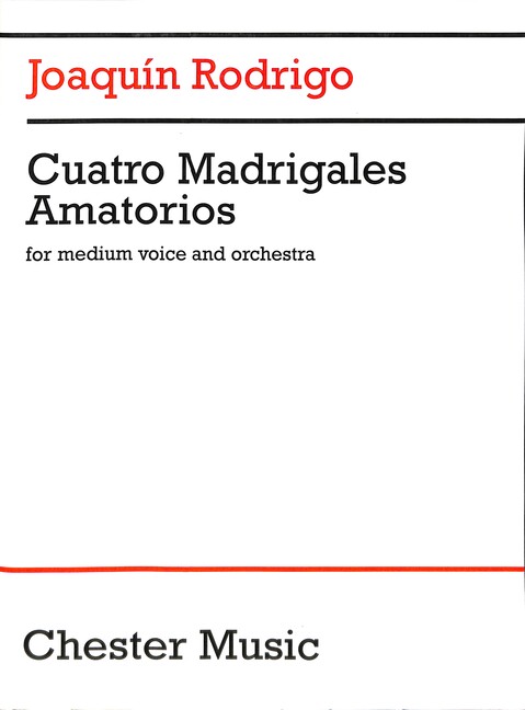 4 madrigales amatorios for