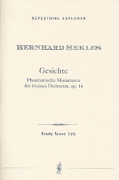 Gesichte op.14 für Kammerorchester