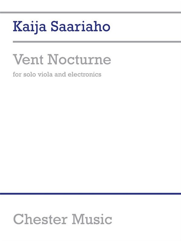 Vent Nocturne for viola and electronics