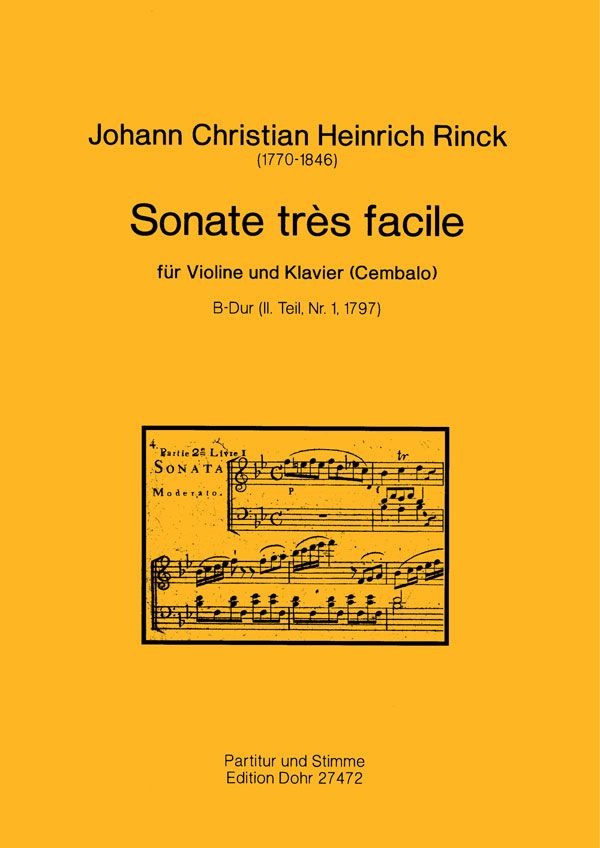 Sonate B-Dur très facile (2.Teil, Nr.1, 1797)