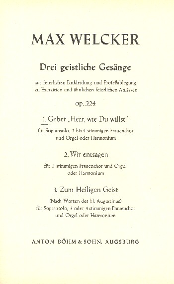 Gebet op.224,1