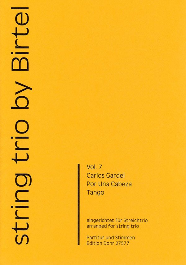 Por una cabeza für Violine, Viola