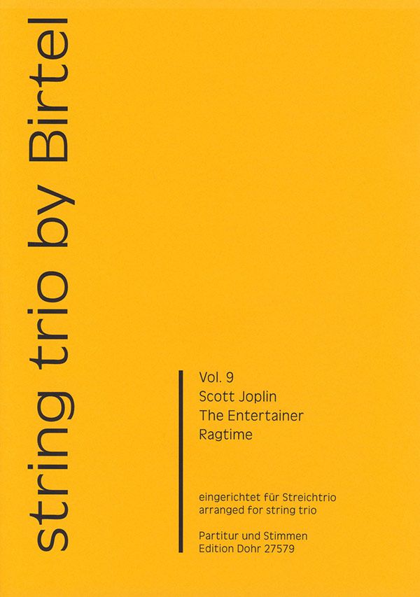 The Entertainer für Violine, Viola