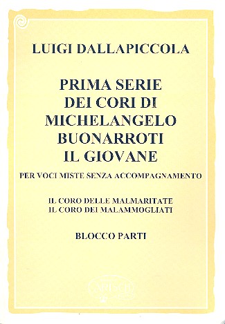 6 cori di Michelangelo Buonarroti il Giovane vol.1 (2 cori)