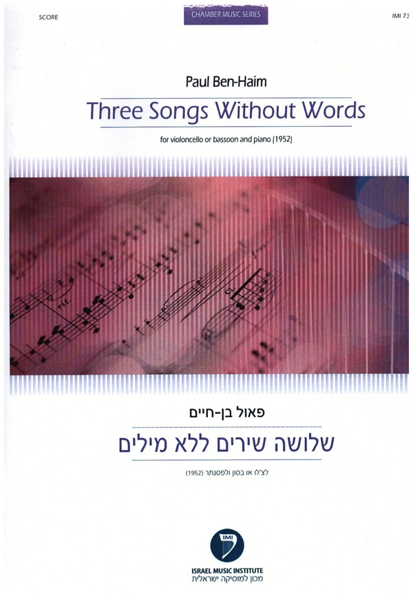 Three Songs Without Words 