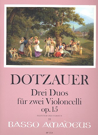 3 Duos op.15 für 2 Violoncelli