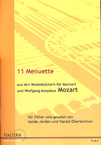 11 Menuette aus den Notenbüchern für Nannerl und Wolfgang