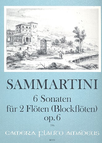 6 Sonaten op.6 für 2 Flöten