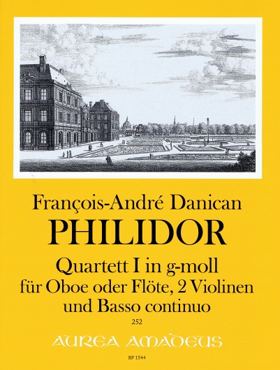 Quartett g-Moll Nr.1 für Oboe (Flöte),