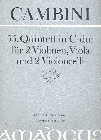 Quintett C-Dur Nr.55 für 2 Violinen,