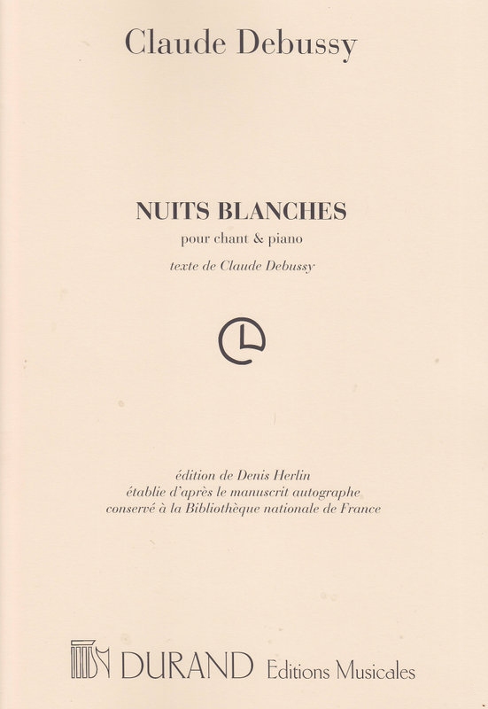 Nuits blanches pour chant et piano